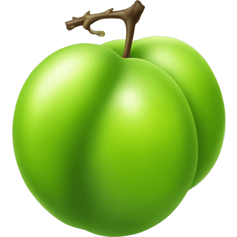 Korean Green Plum emoji