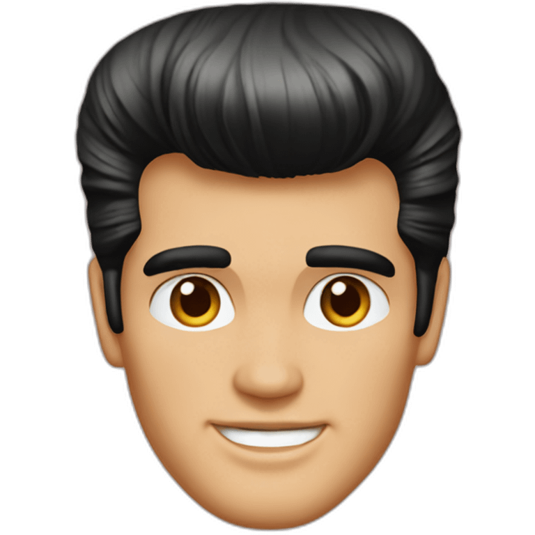 Elvis Presley in the 50s emoji