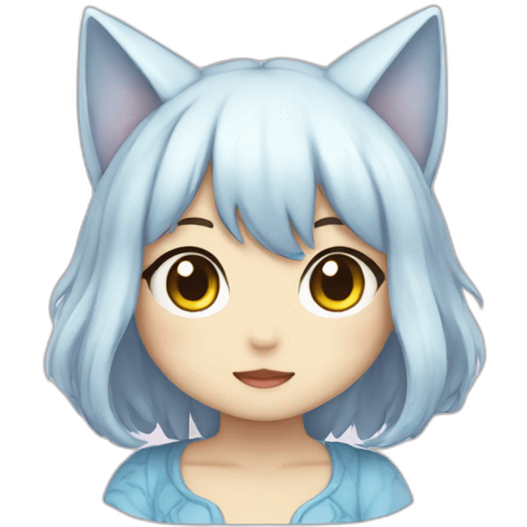 crystal Neko girl emoji