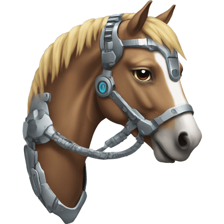 cyborg horse emoji