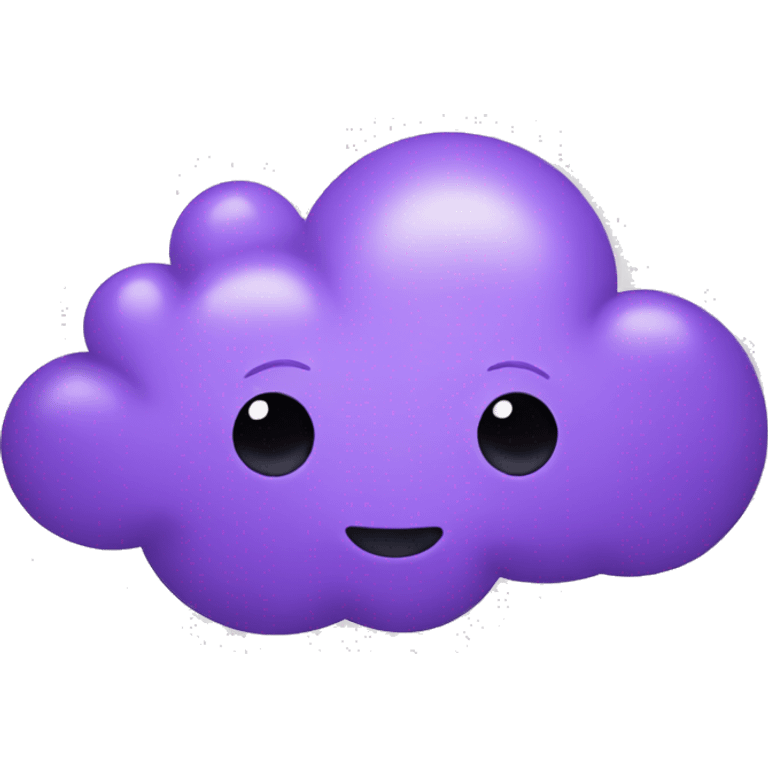 purple cloud emoji