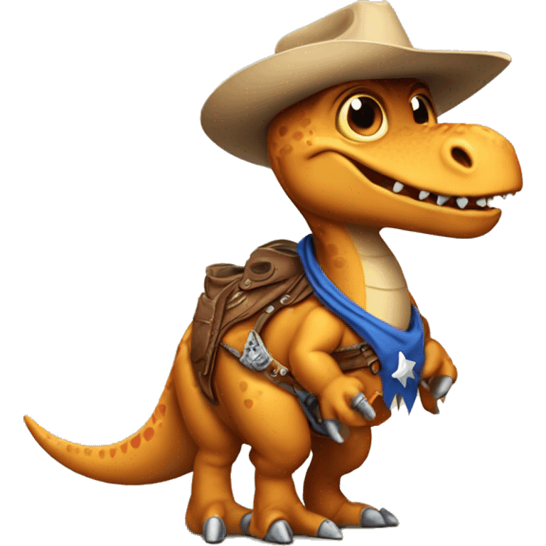 Cowboy dinosaur  emoji