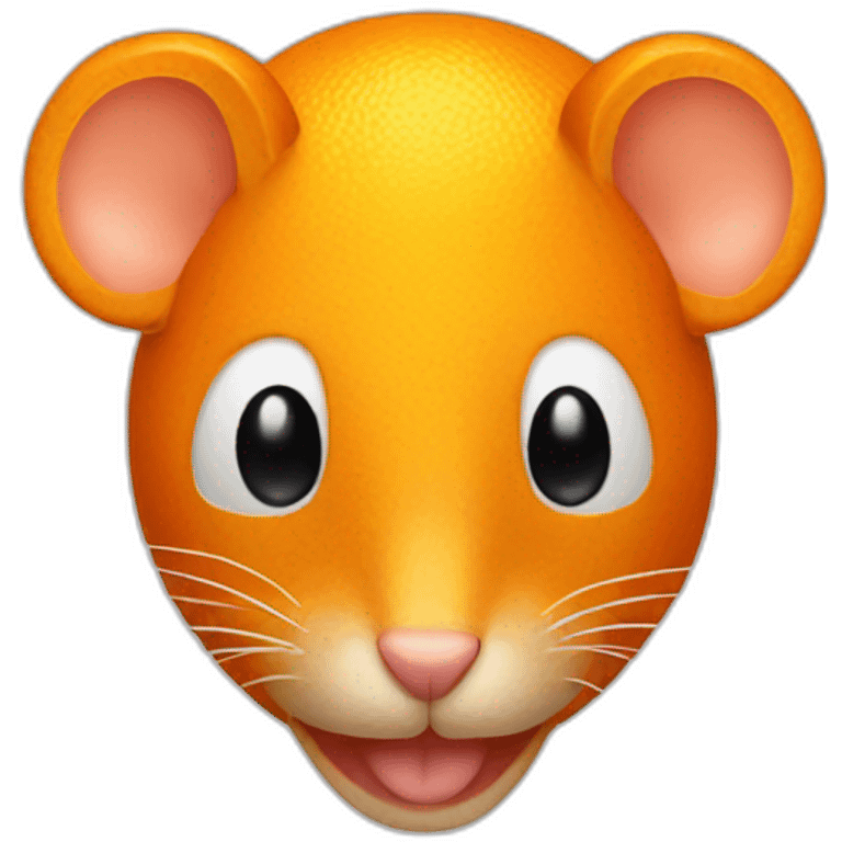 orange PC mouse emoji