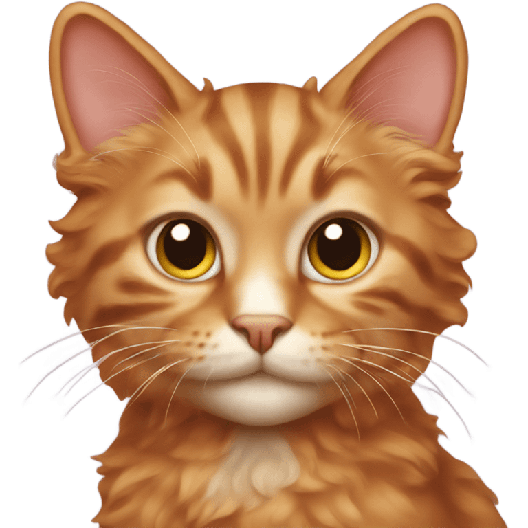 Cat red curly  emoji