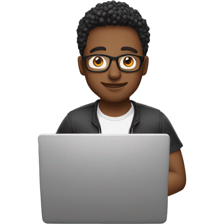 Content creator with laptop emoji