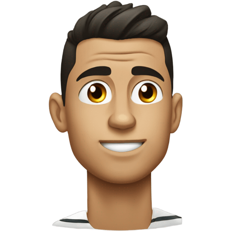 Footballer Cristiano Ronaldo is crying emoji