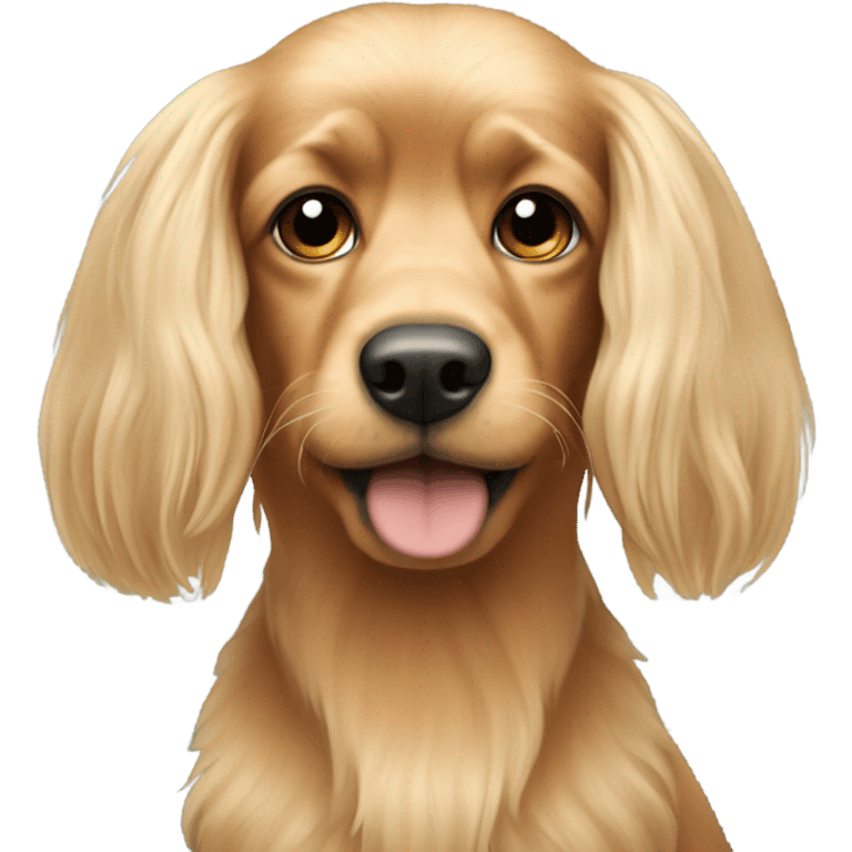 Miniature Long-Haired Doxen emoji