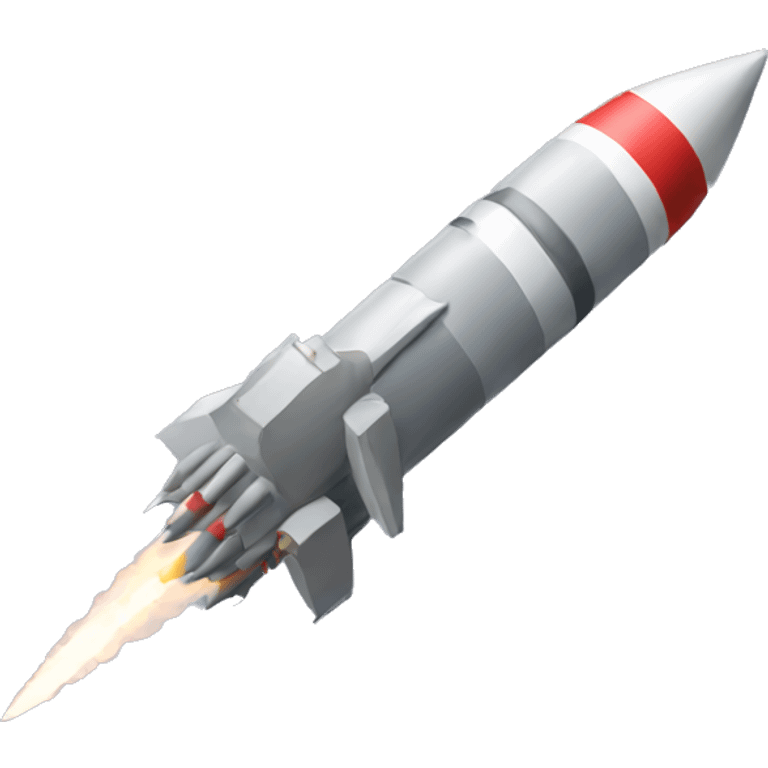 missile isometric emoji