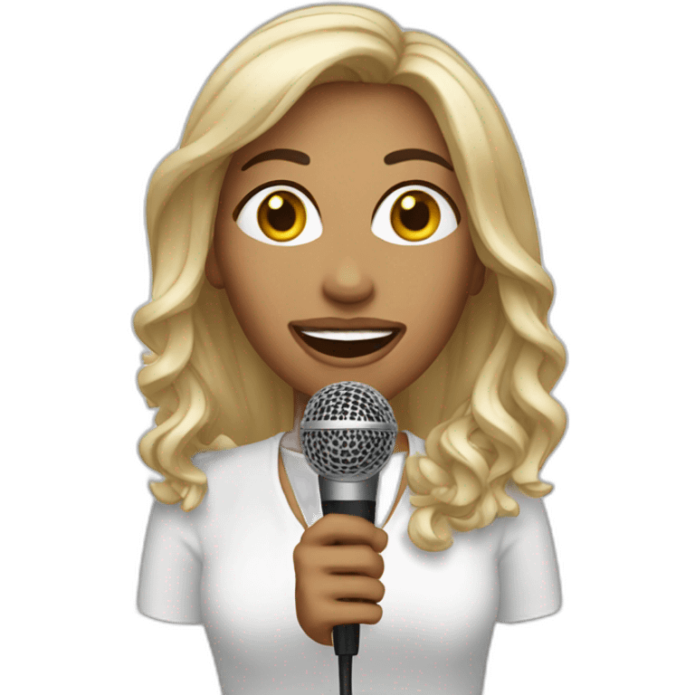 woman-with-microphone emoji