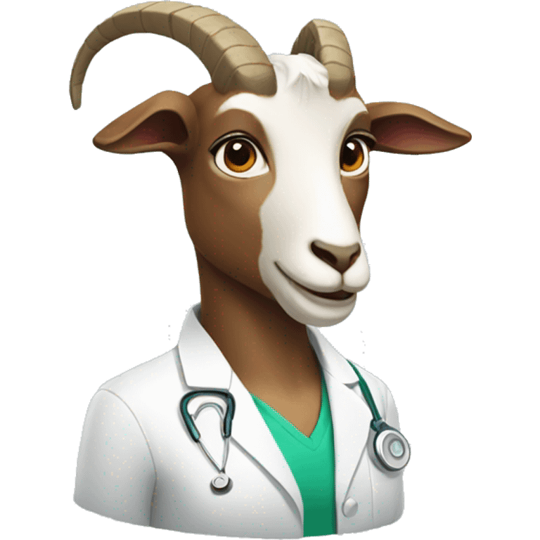 Dr. Goat Female emoji