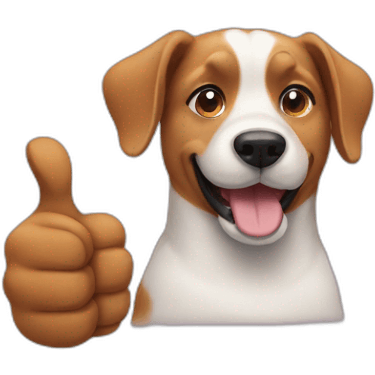 dog thumbs up emoji