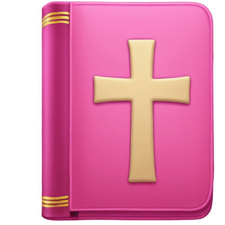 Pink Bible emoji