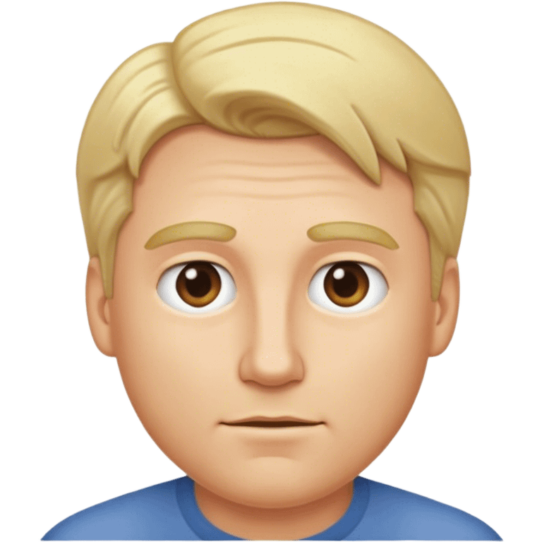 dad with blond  emoji