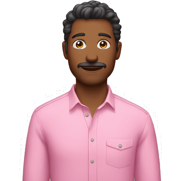 guy in a pink shirt emoji