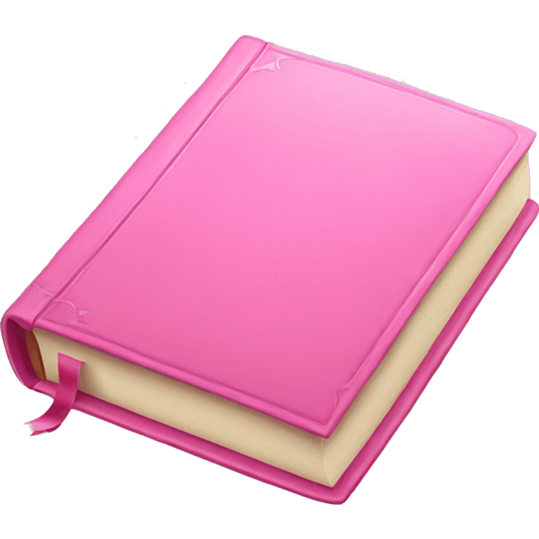 pink book emoji