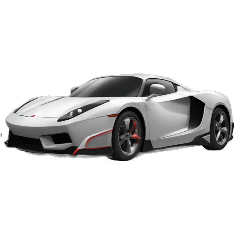 A suoer cool supercar emoji