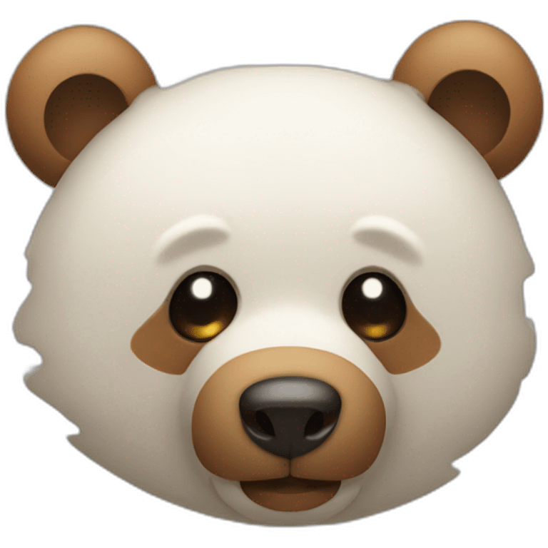 Bear face with steam out of nose emoji