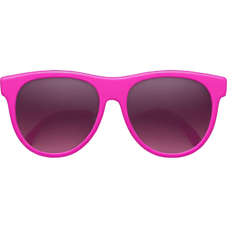 Pink sunglasses  emoji