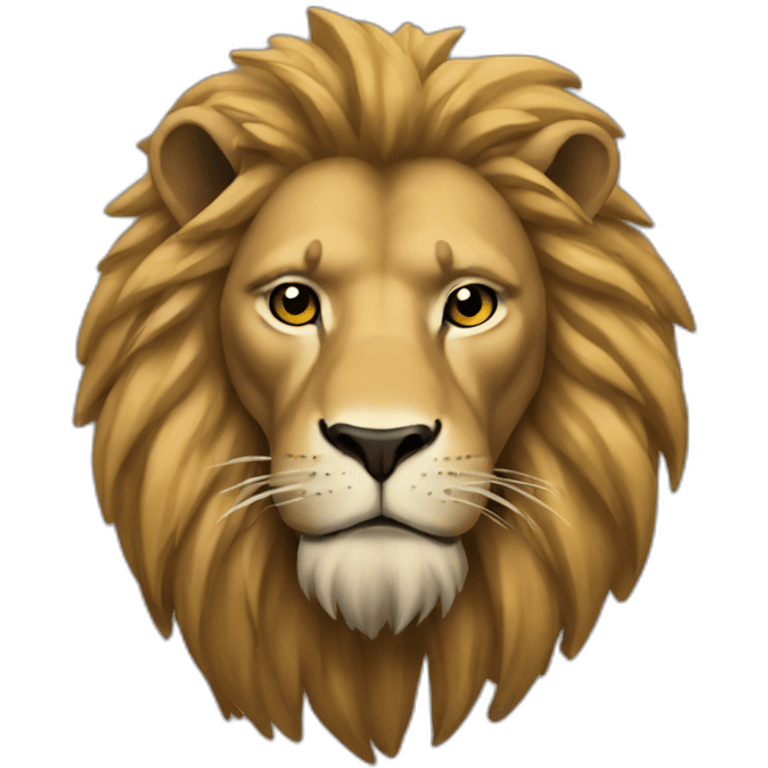 Hip hop lion emoji