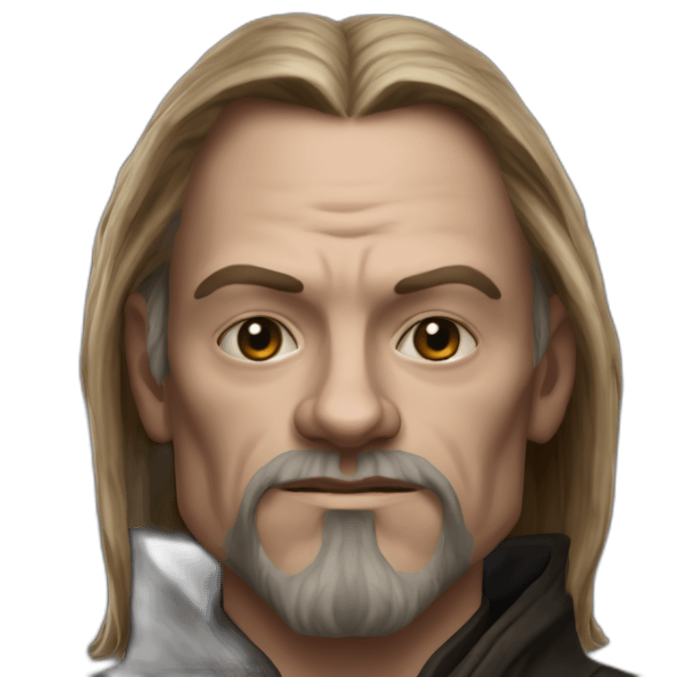 hyperrealist sith jedi in world of warcraft without facial hair emoji