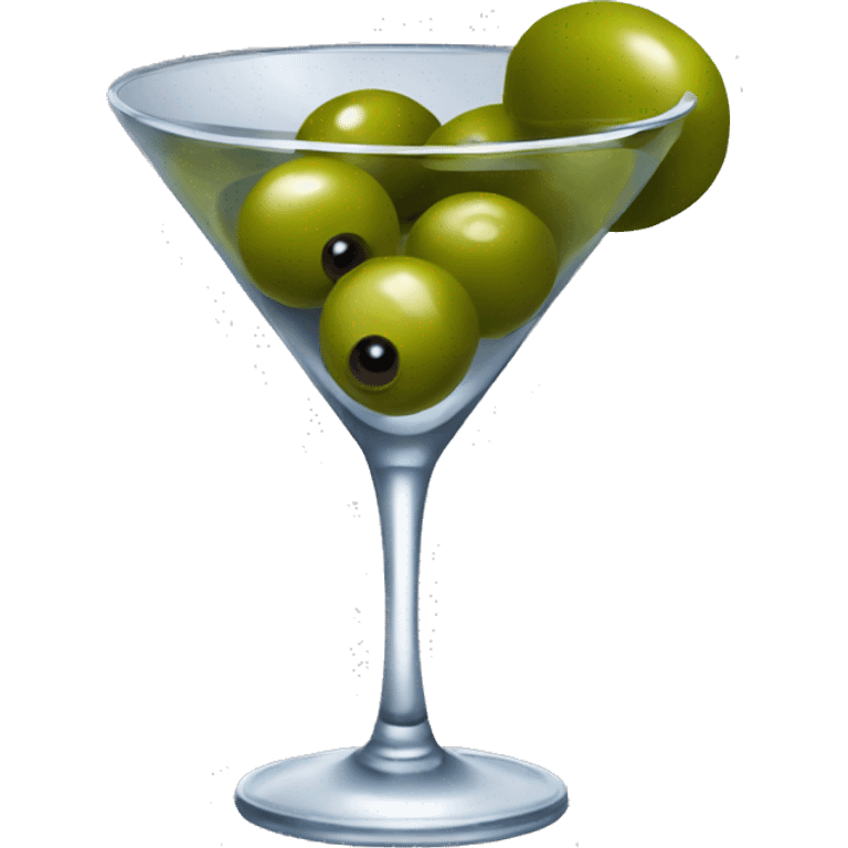 Martini with olives emoji