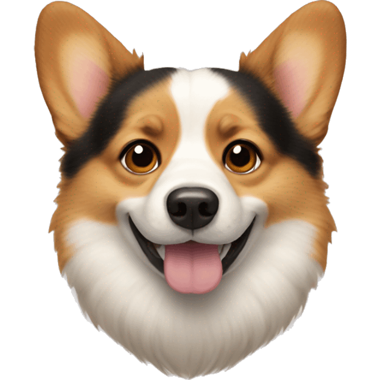 Corgi dog fluffy  emoji