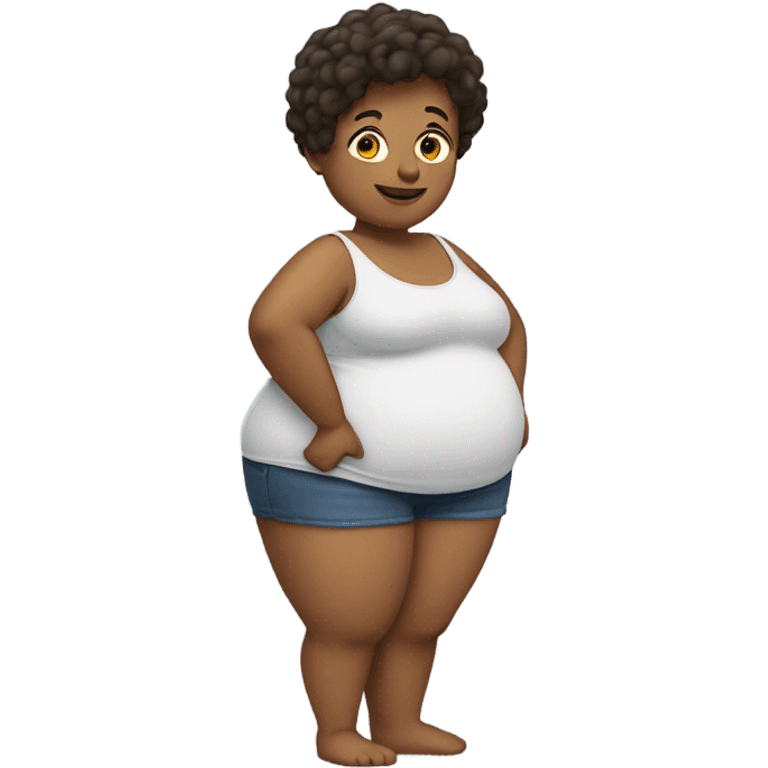 fat person emoji