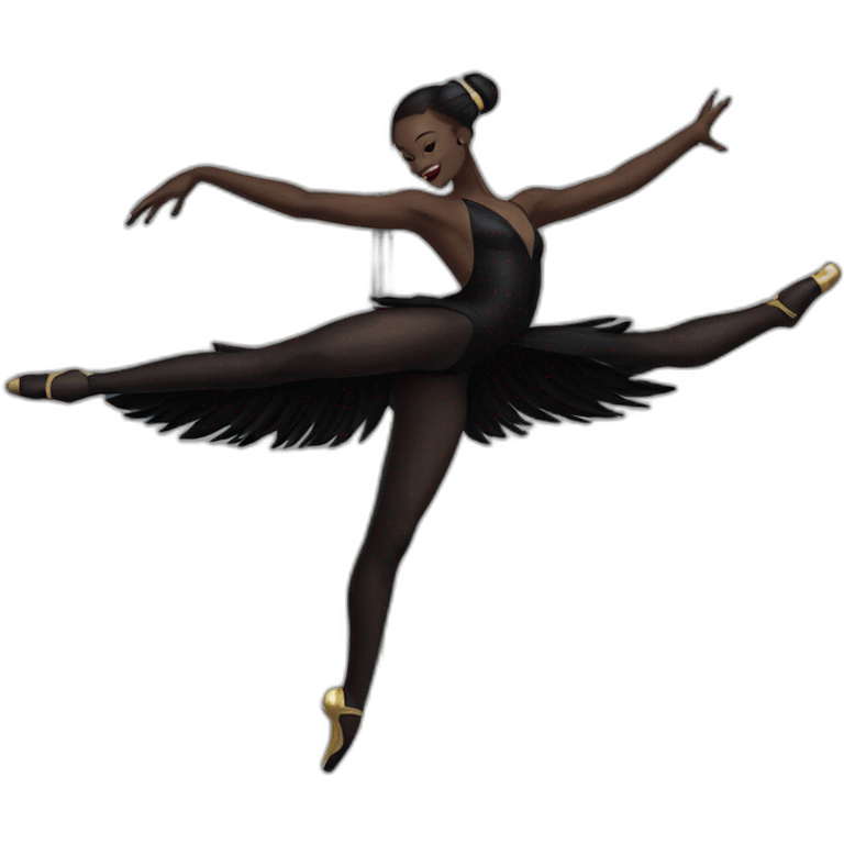 black swan pole dance emoji