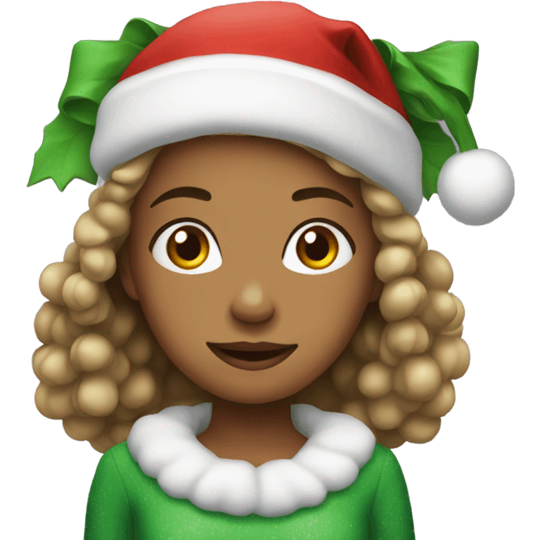 Christmas Girl  emoji