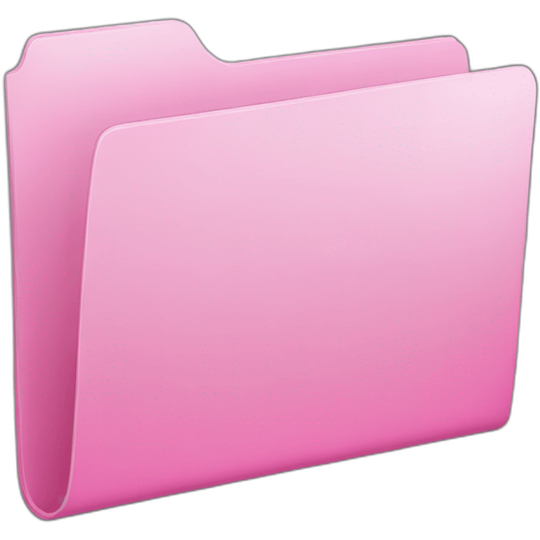 pink folder emoji