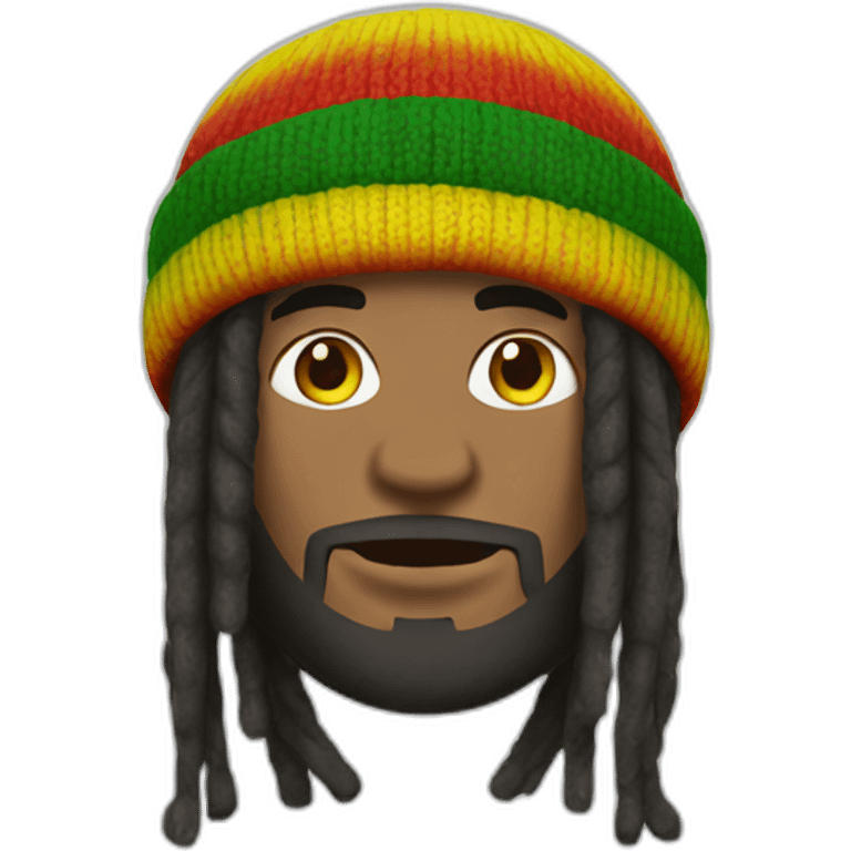 rasta beanie man emoji