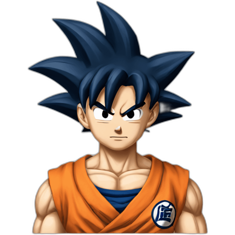 Goku ss bleu emoji