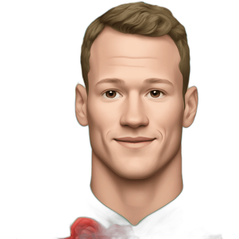 Jonathan Toews as rainbow seal with daffodils and roses emoji