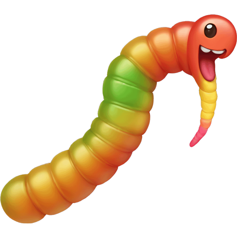 gummy worm emoji