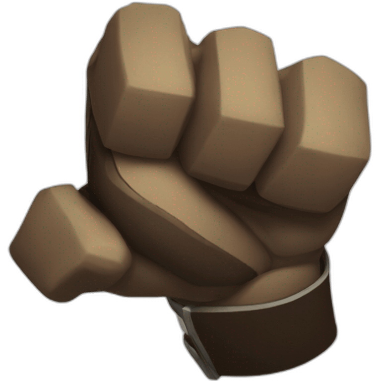 Doomfist punching emoji