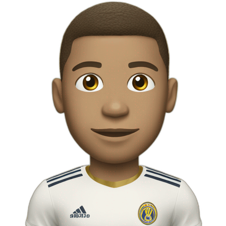 Mbappé, avec un ballon d’or emoji