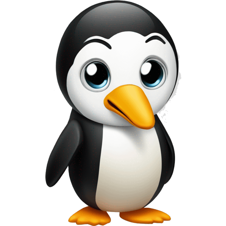 confused linux pinguin emoji