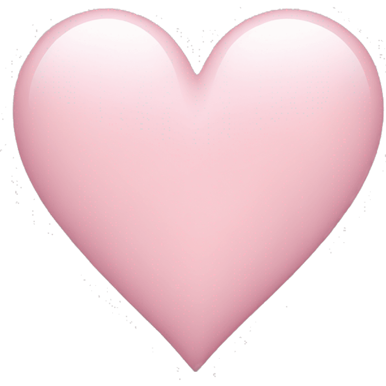 Light pink heart emoji