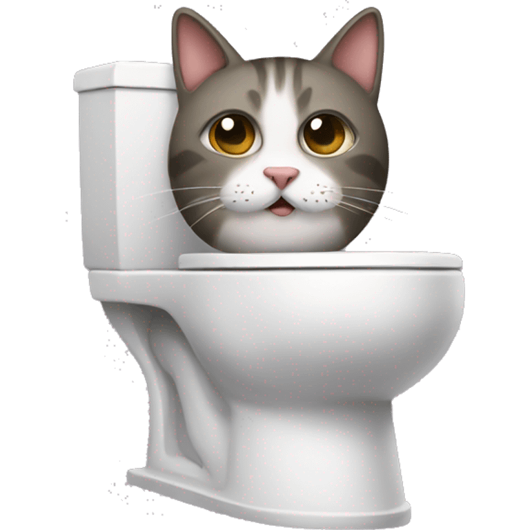 toilet cat emoji