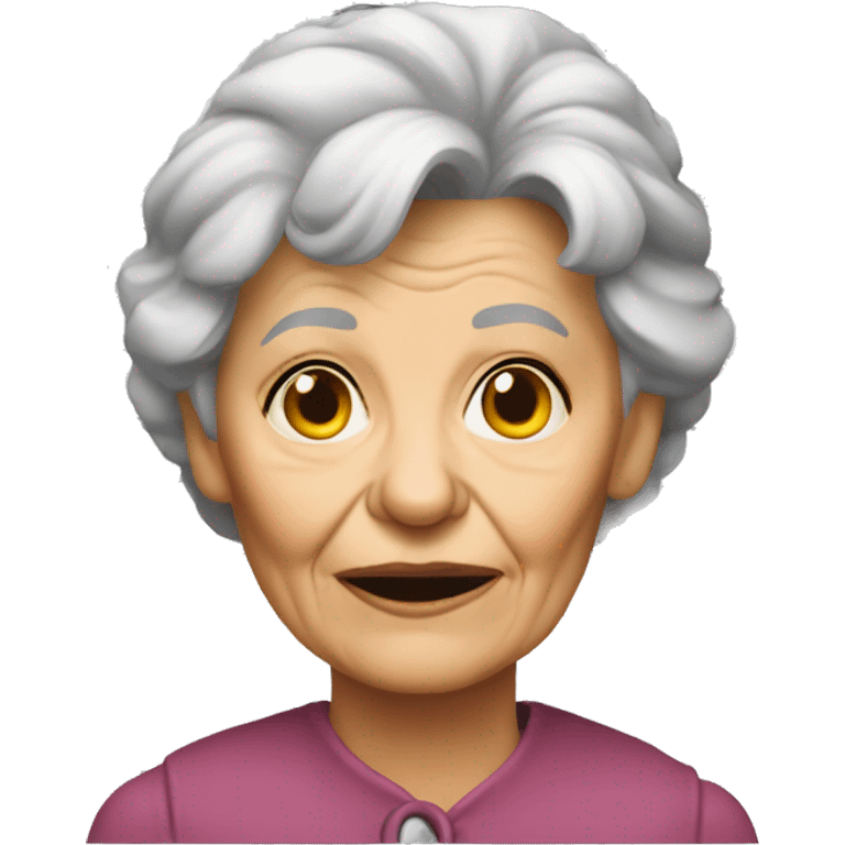 oldlady mugshot emoji