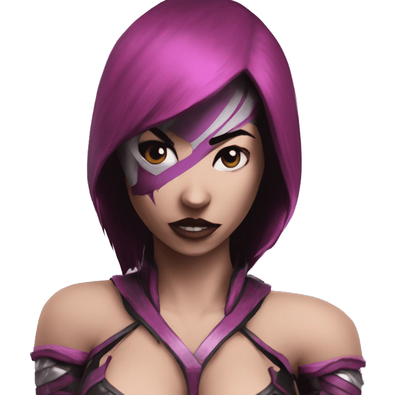 Laughs Sad Mileena Mortal Kombat X emoji