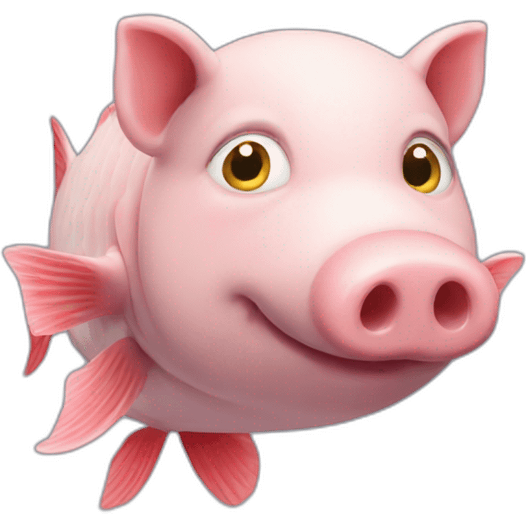 fish pig emoji