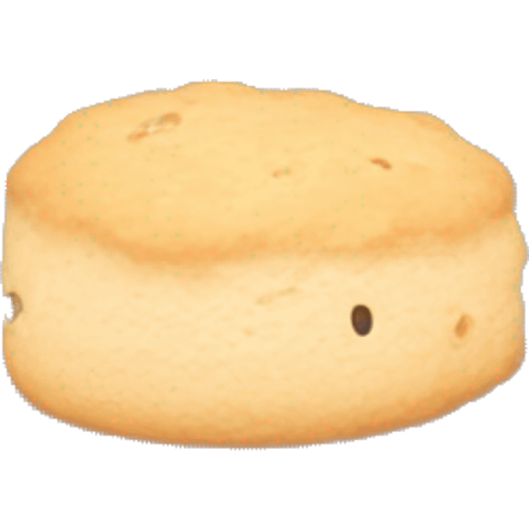 beige scone emoji