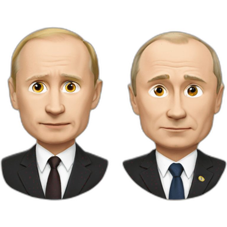 Putin and Karlson emoji