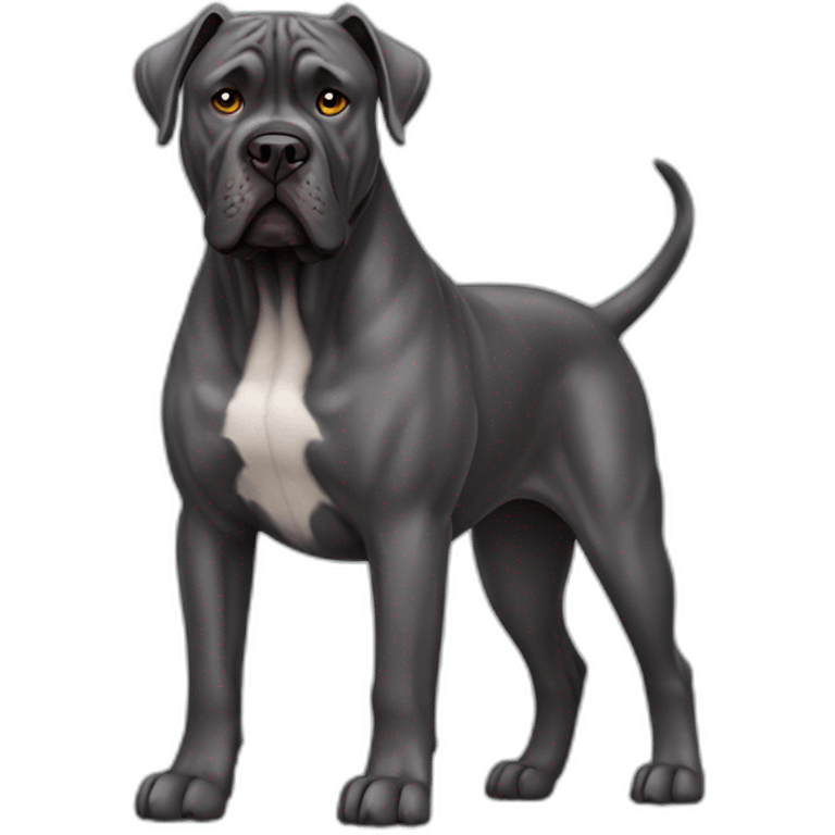 Dog Cane Corso full body emoji