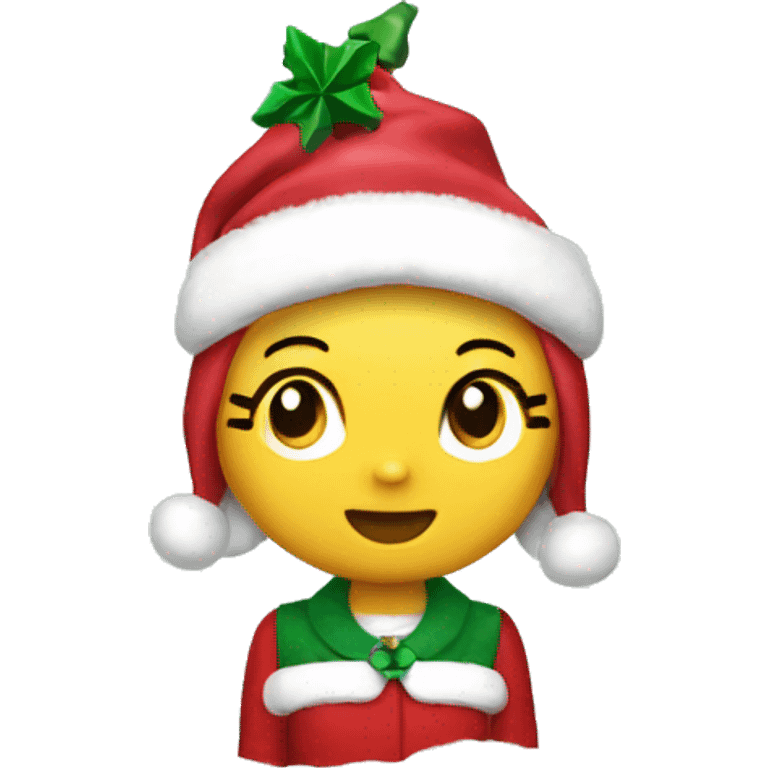 Hello Kitty Christmas emoji