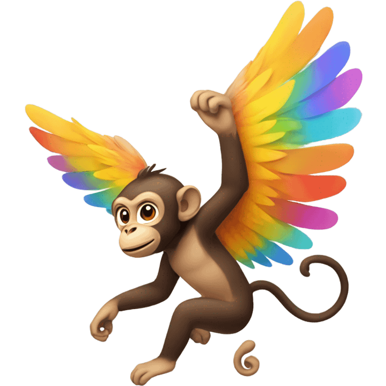 Flying monkey emoji