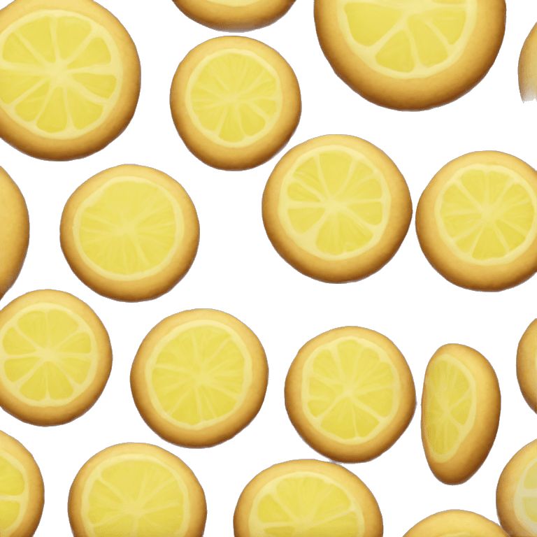 Cookies lemon emoji