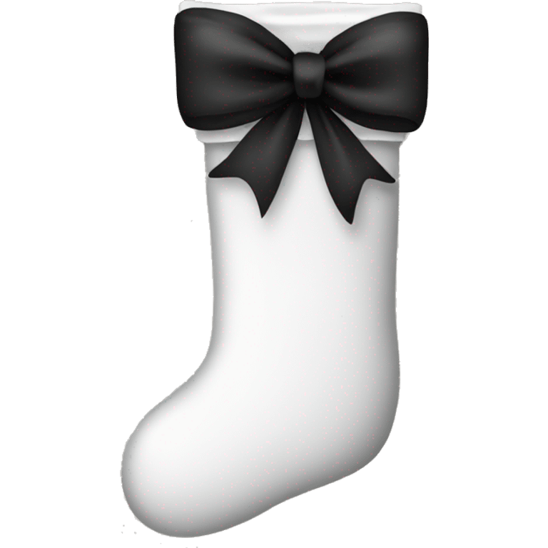 Stockings with black bow emoji