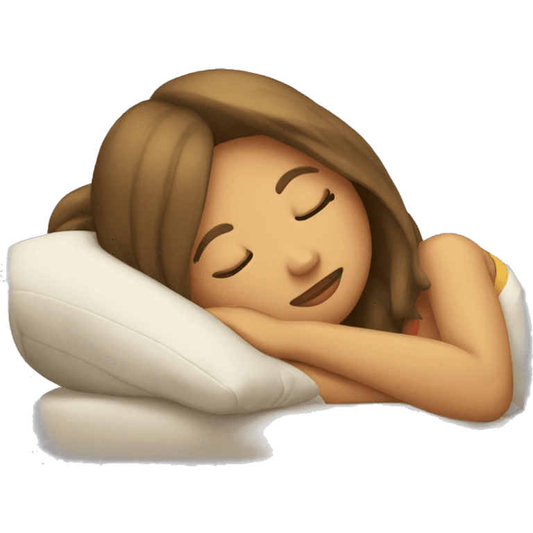 Girl sleeping  emoji